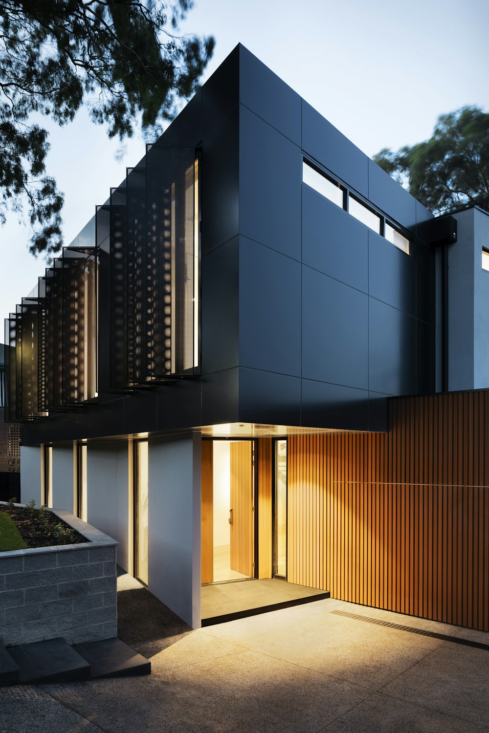 The Cantilever Villa Facade
